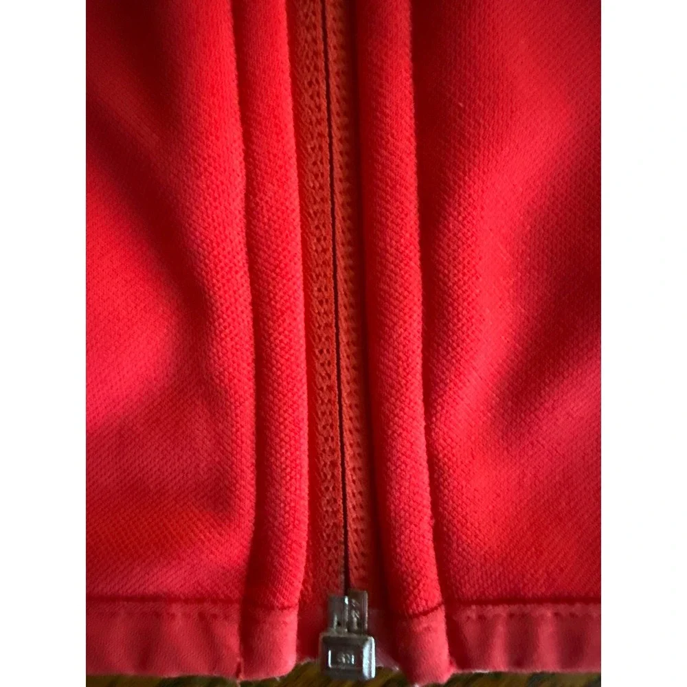 Boys New Balance Track Jacket Full‎ Zip Red Athletic Sportswear Zipper Pockets